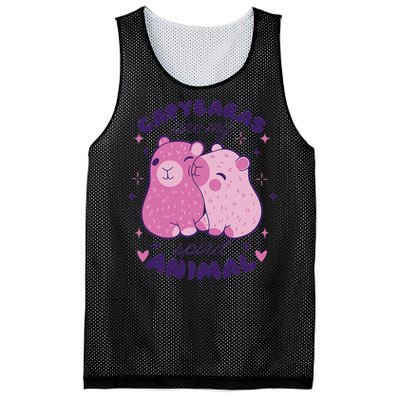 Capybaras Are My Spirit Animal Rodent Lover Mesh Reversible Basketball Jersey Tank