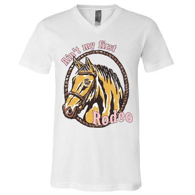 Cowboy Ain't My First Rodeo V-Neck T-Shirt