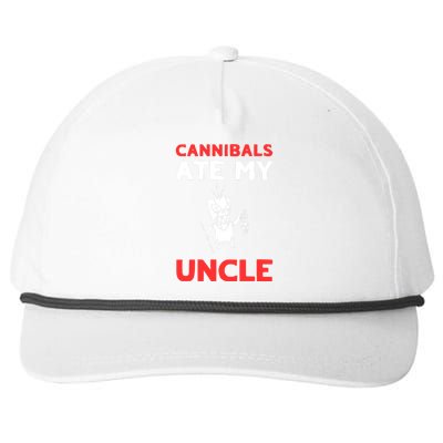 Cannibals Ate My Uncle Joe Biden Trump Saying Funny Snapback Five-Panel Rope Hat