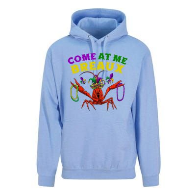 Come At Me Breaux Crawfish Beads Funny Mardi Gras Carnival Gift Unisex Surf Hoodie