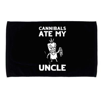 Cannibals Ate My Uncle Joe Biden Trump Saying Funny Microfiber Hand Towel