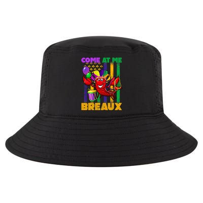 Come At Me Breaux Crawfish Us Flag Mardi Gras Carnival Cool Gift Cool Comfort Performance Bucket Hat