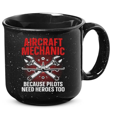 Cool Aircraft Mechanic Art For Women Aviation Mechanic 15oz Campfire Ceramic Mug