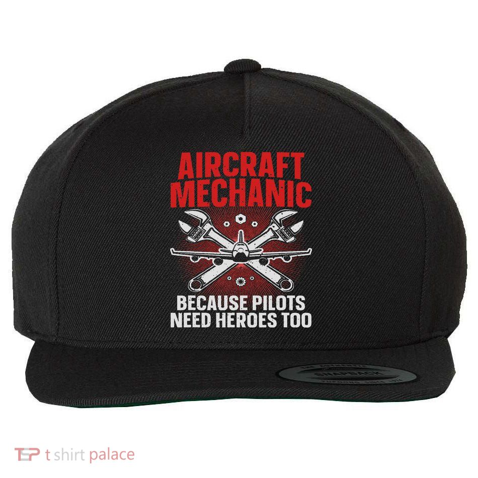 Cool Aircraft Mechanic Art For Women Aviation Mechanic Wool Snapback Cap