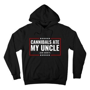 Cannibals Ate My Uncle Satire Funny Hoodie