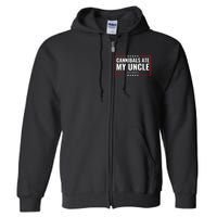 Cannibals Ate My Uncle Satire Funny Full Zip Hoodie