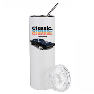 Classic American Muscle Car Stainless Steel Tumbler