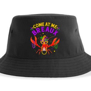 Come At Me Breaux Crawfish Beads Mardi Gras Sustainable Bucket Hat