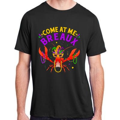 Come At Me Breaux Crawfish Beads Mardi Gras Adult ChromaSoft Performance T-Shirt