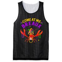 Come At Me Breaux Crawfish Beads Mardi Gras Mesh Reversible Basketball Jersey Tank