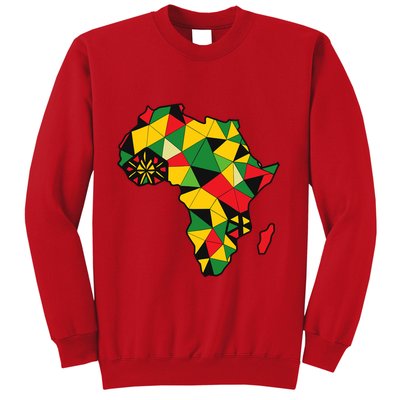 Colourful Africa Map Cloth Gift For African Lover Sweatshirt
