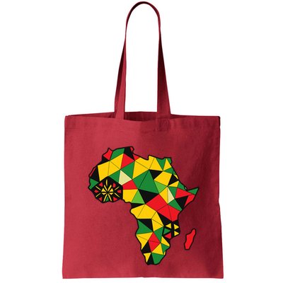 Colourful Africa Map Cloth Gift For African Lover Bag