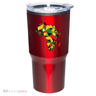 Colourful Africa Map Cloth Gift For African Lover Tumbler