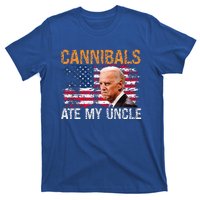 Cannibals Ate My Uncle Us Flag Joe Biden T-Shirt