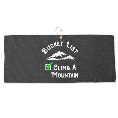 Climb A Mountain Gift Large Microfiber Waffle Golf Towel