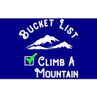 Climb A Mountain Gift Bumper Sticker