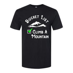 Climb A Mountain Gift Softstyle CVC T-Shirt