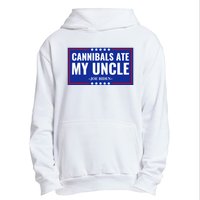 Cannibals Ate My Uncle Joe Biden Political Satire Trump 2024 Urban Pullover Hoodie