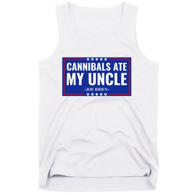 Cannibals Ate My Uncle Joe Biden Political Satire Trump 2024 Tank Top