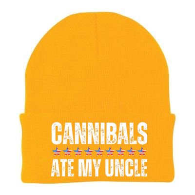 Cannibals Ate My Uncle Vintage Knit Cap Winter Beanie