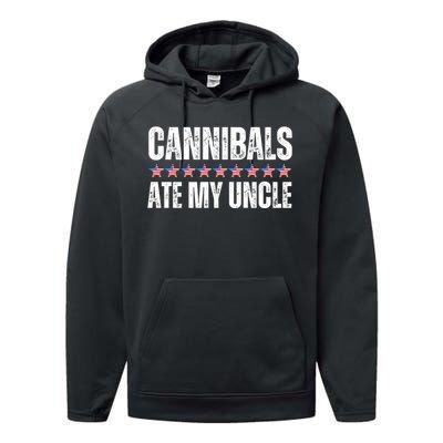 Cannibals Ate My Uncle Vintage Performance Fleece Hoodie