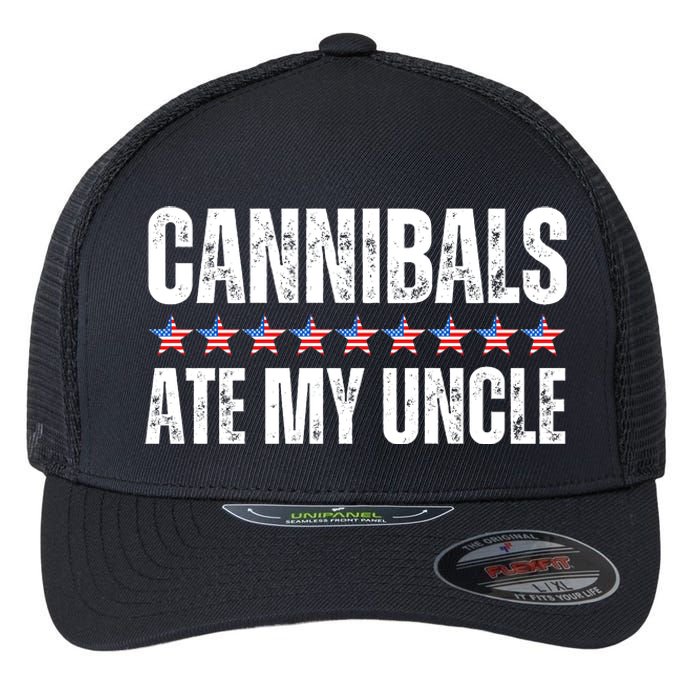 Cannibals Ate My Uncle Vintage Flexfit Unipanel Trucker Cap