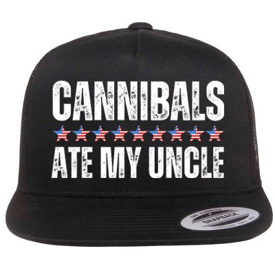 Cannibals Ate My Uncle Vintage Flat Bill Trucker Hat