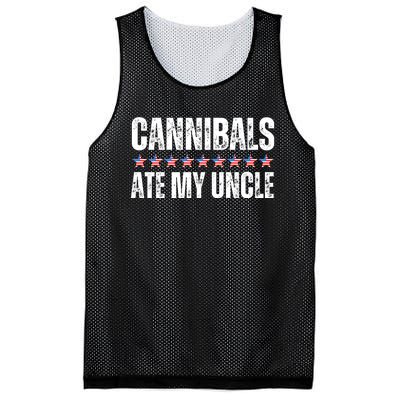 Cannibals Ate My Uncle Vintage Mesh Reversible Basketball Jersey Tank