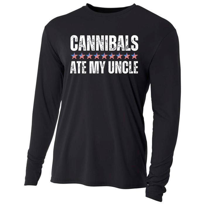 Cannibals Ate My Uncle Vintage Cooling Performance Long Sleeve Crew