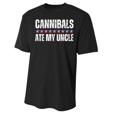 Cannibals Ate My Uncle Vintage Performance Sprint T-Shirt