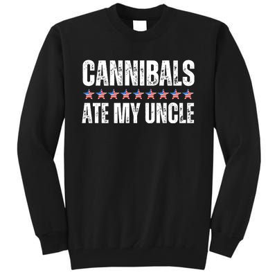 Cannibals Ate My Uncle Vintage Tall Sweatshirt