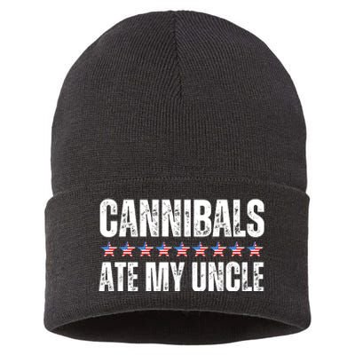 Cannibals Ate My Uncle Vintage Sustainable Knit Beanie