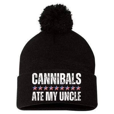 Cannibals Ate My Uncle Vintage Pom Pom 12in Knit Beanie