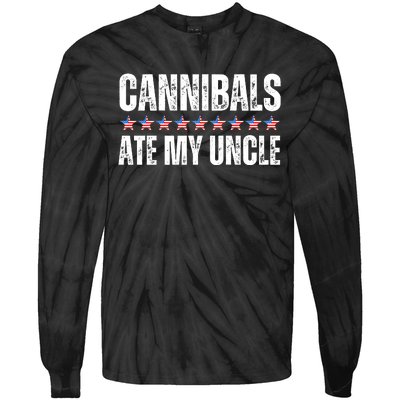 Cannibals Ate My Uncle Vintage Tie-Dye Long Sleeve Shirt