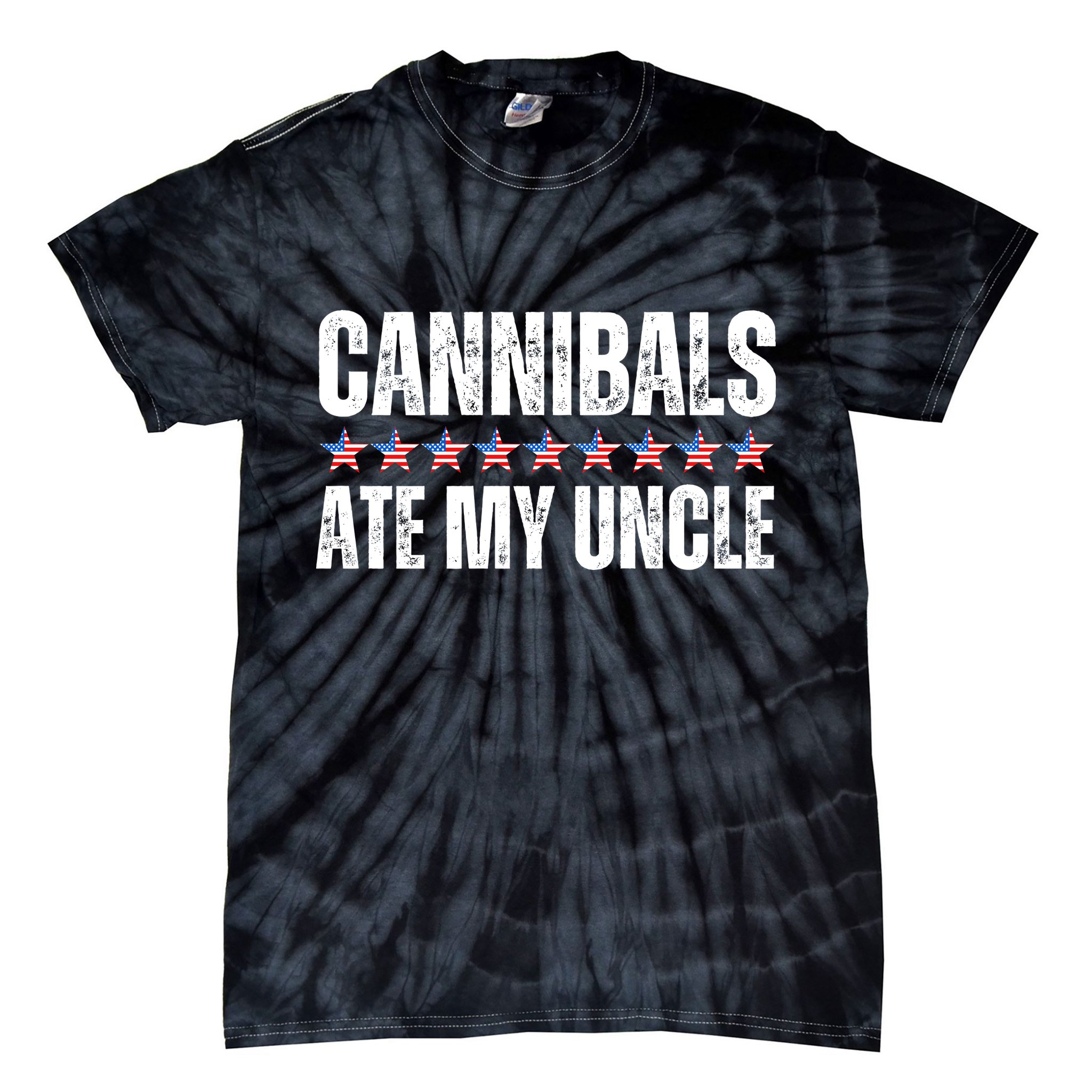 Cannibals Ate My Uncle Vintage Tie-Dye T-Shirt