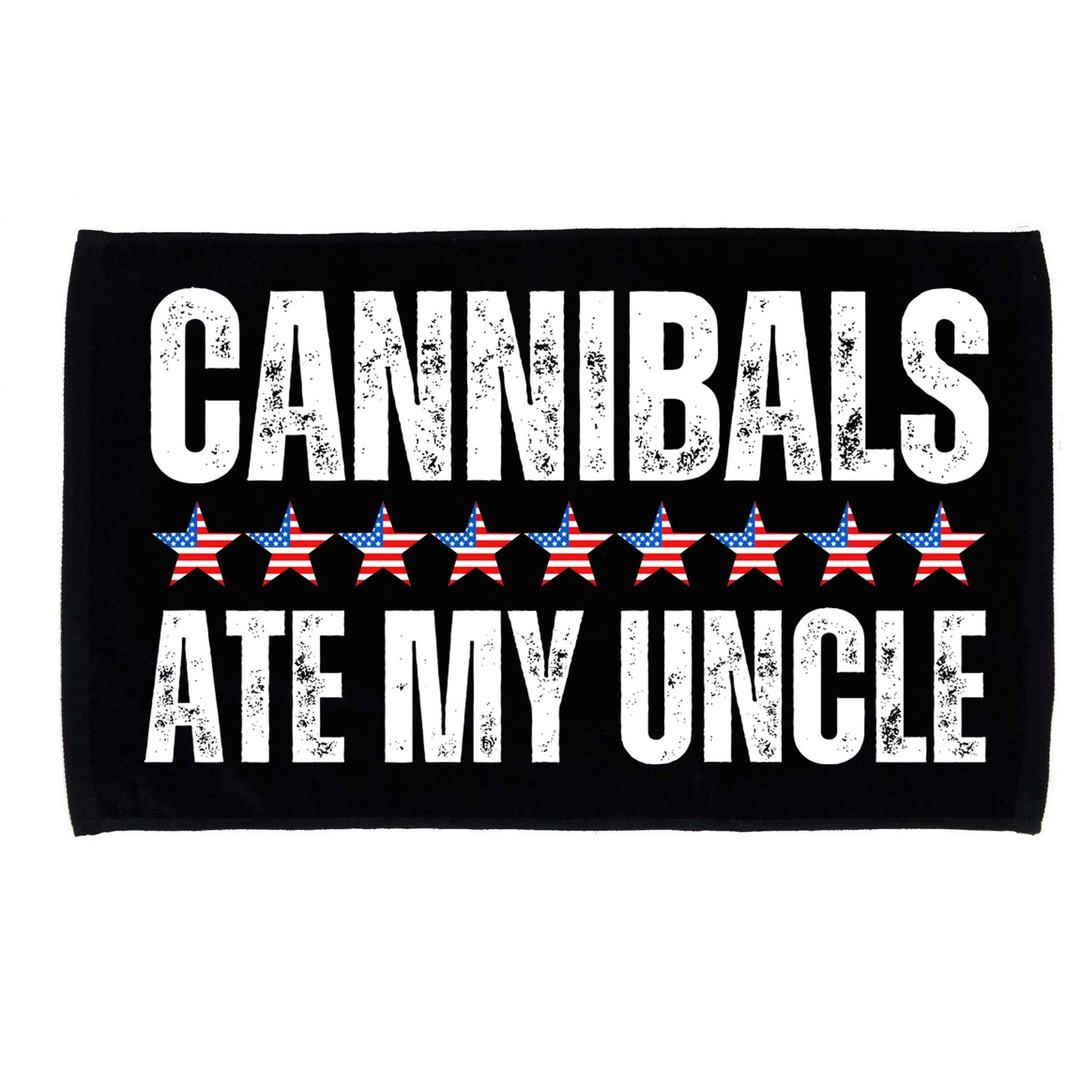 Cannibals Ate My Uncle Vintage Microfiber Hand Towel
