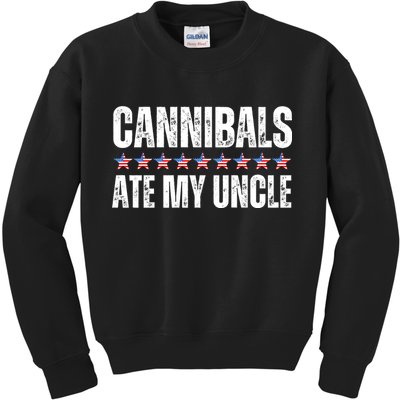 Cannibals Ate My Uncle Vintage Kids Sweatshirt
