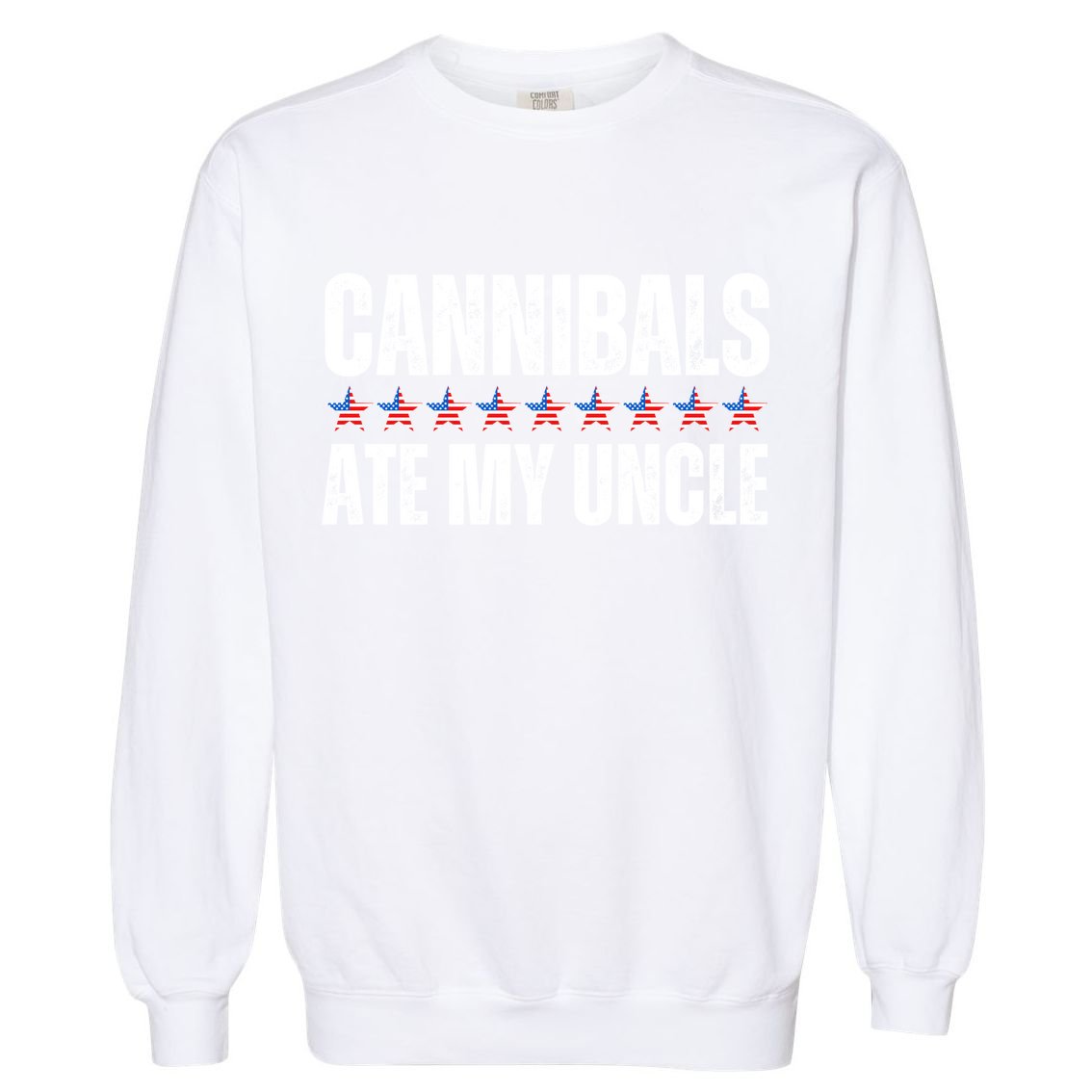 Cannibals Ate My Uncle Vintage Garment-Dyed Sweatshirt
