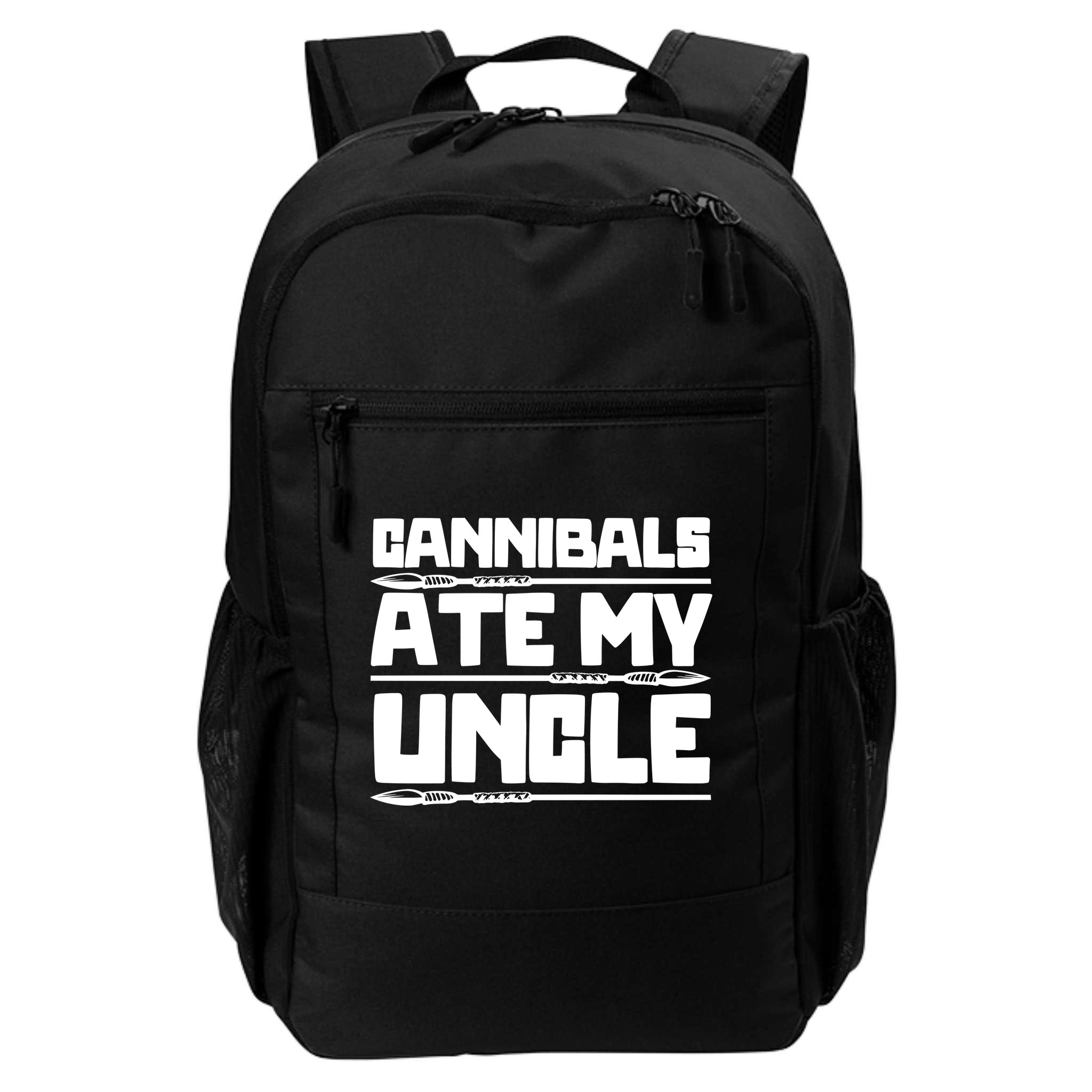 Cannibals Ate My Uncle Joe Biden Political Satire Trump 2024 Backpack