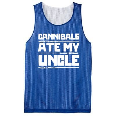 Cannibals Ate My Uncle Joe Biden Political Satire Trump 2024 Mesh Reversible Basketball Jersey Tank