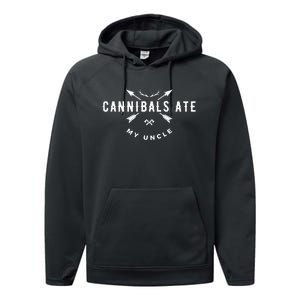 Cannibals Ate My Uncle Joe Biden Political Parody Performance Fleece Hoodie