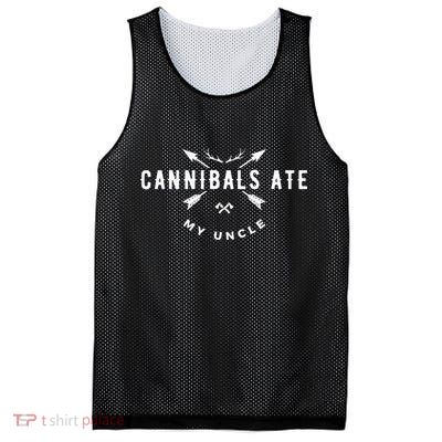 Cannibals Ate My Uncle Joe Biden Political Parody Mesh Reversible Basketball Jersey Tank