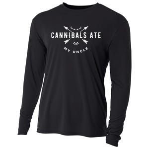 Cannibals Ate My Uncle Joe Biden Political Parody Cooling Performance Long Sleeve Crew