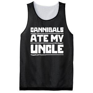 Cannibals Ate My Uncle Joe Biden Political Satire Trump 2024 Mesh Reversible Basketball Jersey Tank