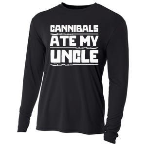 Cannibals Ate My Uncle Joe Biden Political Satire Trump 2024 Cooling Performance Long Sleeve Crew