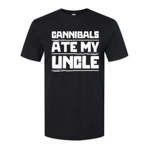 Cannibals Ate My Uncle Joe Biden Political Satire Trump 2024 Softstyle CVC T-Shirt