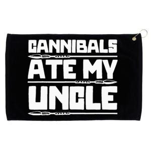 Cannibals Ate My Uncle Joe Biden Political Satire Trump 2024 Grommeted Golf Towel