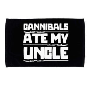 Cannibals Ate My Uncle Joe Biden Political Satire Trump 2024 Microfiber Hand Towel