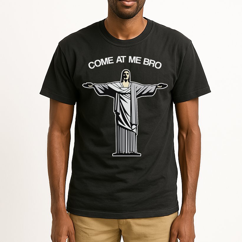 Come At Me Bro Funny Jesus Tall T-Shirt