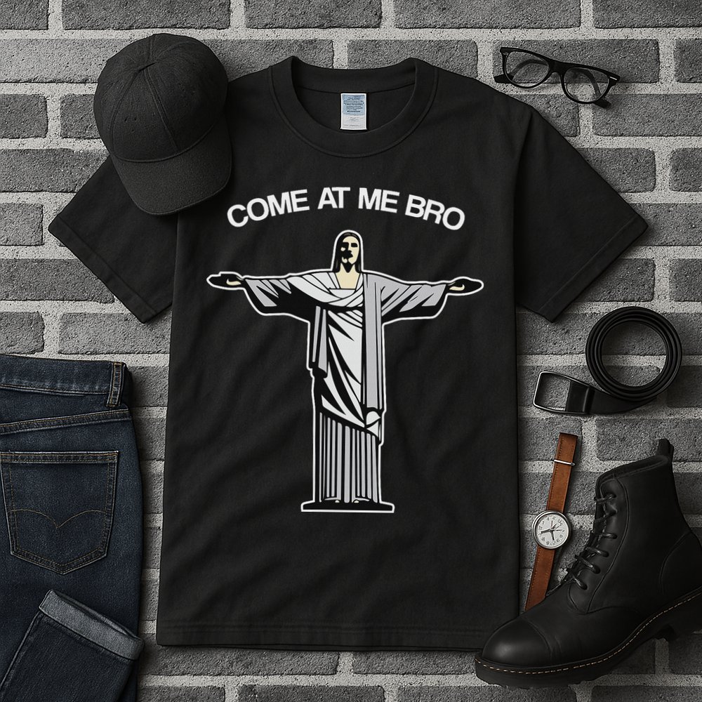 Come At Me Bro Funny Jesus Tall T-Shirt